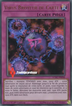 ♦Yu-Gi-Oh!♦ Virus Broyeur de Carte (Crush Card) : LCKC-FR046 (B) -VF/Ultra Rare- - Image 1