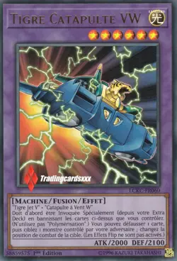 ♦Yu-Gi-Oh!♦ Tigre Catapulte VW (Tiger Catapult) : LCKC-FR060 -VF/Ultra Rare- - Image 1
