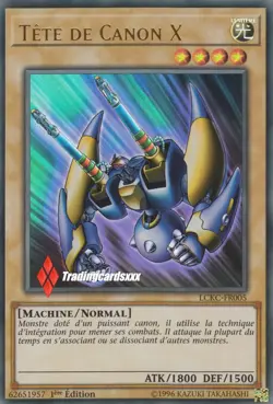 ♦Yu-Gi-Oh!♦ Tete de Canon X (Head Cannon) : LCKC-FR005 -VF/Ultra Rare- - Image 1