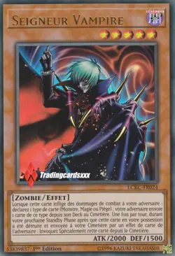 ♦Yu-Gi-Oh!♦ Seigneur Vampire (Lord - Zombie) : LCKC-FR024 -VF/Ultra Rare- - Image 1