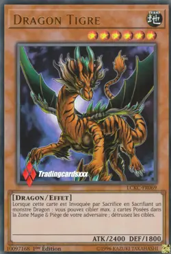 ♦Yu-Gi-Oh!♦ Dragon Tigre (Tiger) : LCKC-FR069 -VF/Ultra Rare- - Image 1