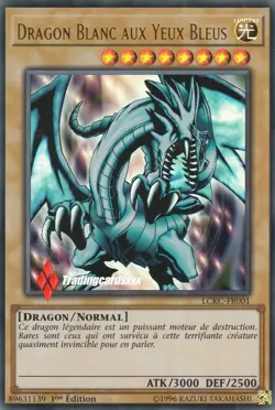♦Yu-Gi-Oh!♦ Dragon Blanc aux Yeux Bleus : LCKC-FR001 (A) -VF/Ultra Rare- - Image 1