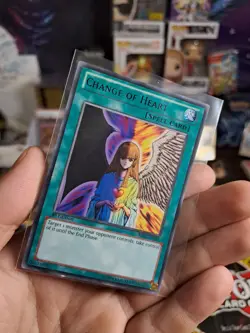 Yugioh Change Of Heart - Black Rare - BP01-EN037 - LP/NM - 1st.Ed. - Image 1
