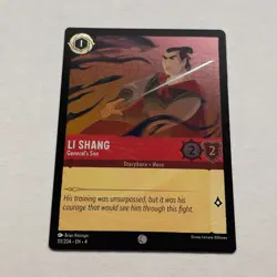 Li Shang 111/204 Disney Lorcana Ursula's Return Common Cold Foil Card NM - Image 1