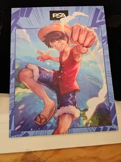 Monkey D. Luffy #OP05-060 One Piece 2024 PSA Magazine Promo Sealed Promo Card - Image 4