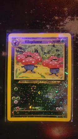 Pokemon TCG Vileplume 17/18 Reverse Holo Card Southern Islands Promo MP - Image 1