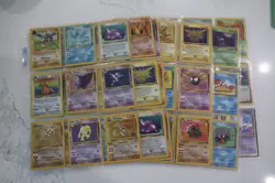 Complete Fossil Set 62/62 Original 1999 WOTC Pokemon Cards TCG NM w Extras - Image 1