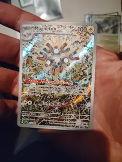 Pokemon TCG Magneton SVP 159 Promo Card Surging Sparks - Image 1