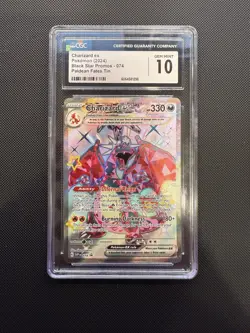 Charizard ex 074 Sv: Scarlet & Violet Promo Cards Holo CGC 10 GEM MINT - Image 1