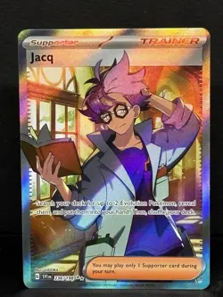 Jacq 236/198 - Scarlet & Violet Base - Full Art Ultra Rare Pokemon TCG Card - Image 1
