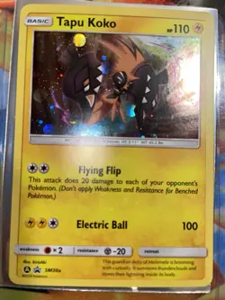 Tapu Koko - SM30A Alternate art- Pokemon Promo Sun & Moon Holo Rare Card NM - Image 1