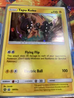Tapu Koko - SM30A Alternate art- Pokemon Promo Sun & Moon Holo Rare Card NM - Image 3