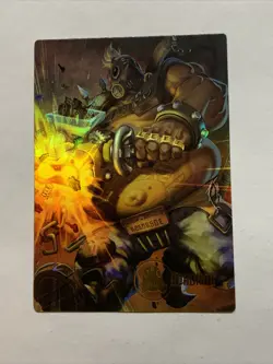 RoadHog Overwatch Hero Art FPS Video Game ACG Goddess Story Card Holo Anime Hot - Image 1