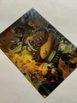 RoadHog Overwatch Hero Art FPS Video Game ACG Goddess Story Card Holo Anime Hot - Image 4
