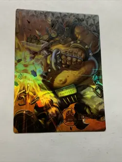 RoadHog Overwatch Hero Art FPS Video Game ACG Goddess Story Card Holo Anime Hot - Image 5