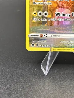 Pokemon Pikachu Trading Card Whimsy Tackle Promo Holo Rare Crown zenith - Image 2