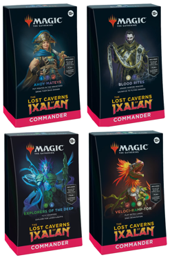 Set of 4 (1 of each) Commander Decks Lost Caverns of Ixalan LCI MTG - Image 1