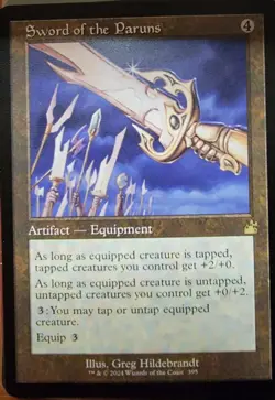 Sword of the Paruns - Retro Frame - Ravnica Remastered - RVR - MTG - NM - Image 1