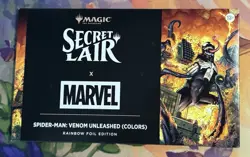 MTG MARVEL Spider-Man Secret Lair Venom Unleashed Colors Rainbow Foil Edition - Image 1