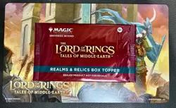 MTG Lord of the Rings Realms & Relics Box Topper Pack Factory Sealed - Image 1