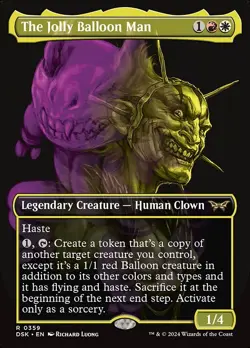 The Jolly Balloon Man Borderless Foil - Duskmourn: House Of Horror MTG-NM - Image 1