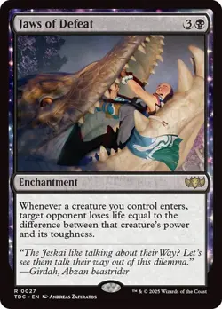 Jaws of Defeat 27 Non-Foil NM MTG Commander: Tarkir Dragonstorm Magic - Image 1