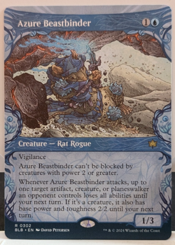 Azure Beastbinder Bloomburrow MTG 302 SHOWCASE RARE - Image 1