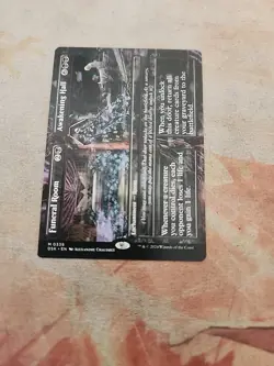 Funeral Room Awakening Hall Borderless Duskmourn House Of Horrors MTG NM - Image 1