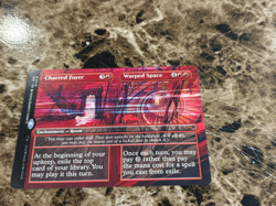 CHARRED FOYER WARPED SPACE Magic MTG Duskmourn Borderless - Image 1