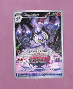 Chandelure 103/086 - White Flare Illustration Rare Holo Pokemon TCG NM-MT - Image 1
