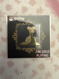 Pokemon Korean Striking Candy 24k Gold Plating Lapras Near Mint - Image 1