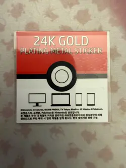 Pokemon Korean Striking Candy 24k Gold Plating Lapras Near Mint - Image 2