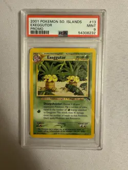 2001 Pokemon Exeggutor Non Holo Southern Islands Promo 13/18 - PSA 9 Mint! WOTC - Image 1