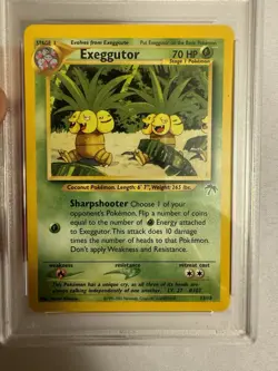 2001 Pokemon Exeggutor Non Holo Southern Islands Promo 13/18 - PSA 9 Mint! WOTC - Image 3