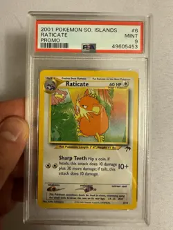 2001 Pokemon - Raticate Non Holo Southern Islands Promo 6/18 - PSA 9 Mint! WOTC - Image 2