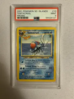 2001 Pokemon Tentacruel Non Holo Southern Islands Promo 10/18 - PSA 9 Mint! WOTC - Image 1