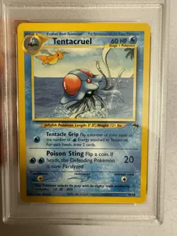 2001 Pokemon Tentacruel Non Holo Southern Islands Promo 10/18 - PSA 9 Mint! WOTC - Image 3