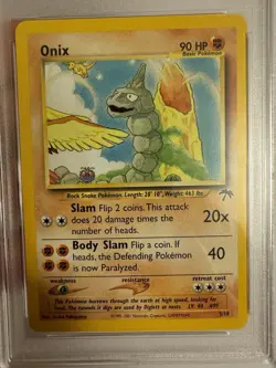 2001 Pokemon - Onix Non Holo - Southern Islands Promo 3/18 - PSA 9 Mint! WOTC - Image 3