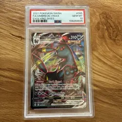 2021 Pokemon Evolving Skies Umbreon Vmax #095 PSA 10 - Image 1