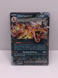 Charizard EX 2024 Pokemon Scarlet & Violet Paldean Fates Holo #54 NM NEAR MINT - Image 1