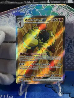 Pokemon TCG Armarouge ex 218/182 Paradox Rift Full Art Ultra Rare Holo MINT - Image 1
