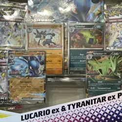 Pokemon Lucario Ex & Tyranitar Ex Premium Collection Sam’s Club - Image 2