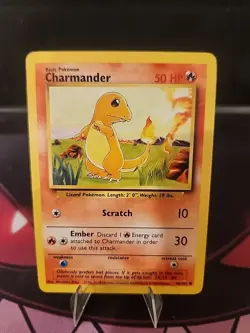 Charmander 046/102 Pokemon TCG Base Set Unlimited LP/MP - Image 5