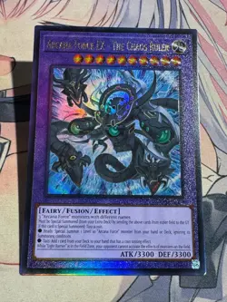 YuGiOh Asian English SUDA-AE034 Arcana Force EX - The Chaos Ruler Ultimate rare - Image 4
