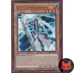 Yugioh Silent Swordsman DPRP-EN001 Super Rare 1st Edition NM - Image 1
