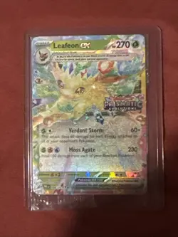 Leafeon ex 006/131 Prismatic Evolutions Stamped Surprise Box Promo Card SEALED - Image 1