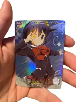Goddess Story Rikka Takanahi SR NS-08SR-22 TCG Anime Waifu Cards Card - Image 1