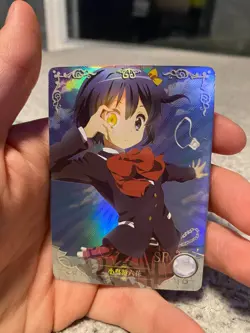 Goddess Story Rikka Takanahi SR NS-08SR-22 TCG Anime Waifu Cards Card - Image 3