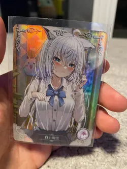 Goddess Story Shirakami SR NS-2M09SR-18 TCG Anime Waifu Cards Card - Image 3