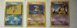 Pokemon - 3 Card Common Lot Vintage LP-MP Unlimited/WOTC - Image 1